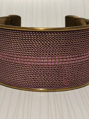 Pink & Gold Cuff Authentic India Made Jewellery